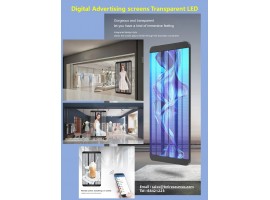 Digital Advertising screens Transparent LED